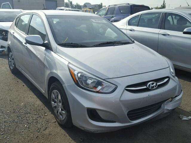 KMHCT5AE9GU291379 - 2016 HYUNDAI ACCENT SE SILVER photo 1