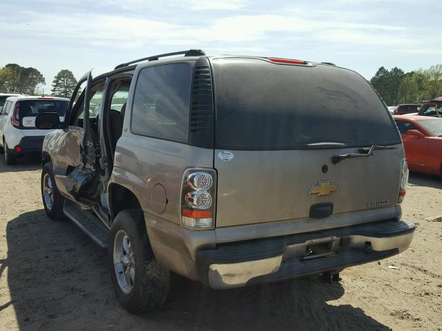 1GNEC13V23R256514 - 2003 CHEVROLET TAHOE C150 TAN photo 3