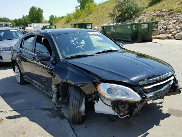 1C3BC1FB8BN624038 - 2011 CHRYSLER 200 TOURIN BLACK photo 1