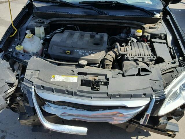 1C3BC1FB8BN624038 - 2011 CHRYSLER 200 TOURIN BLACK photo 7