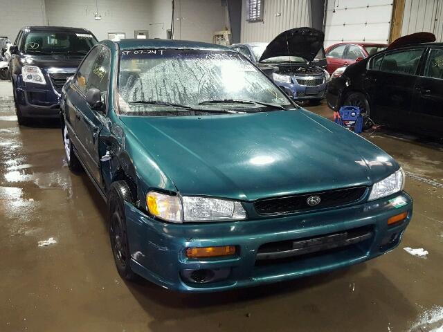 JF1GC4356YH503698 - 2000 SUBARU IMPREZA L GREEN photo 1