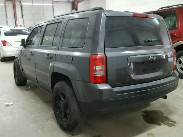 1C4NJPBB7GD574852 - 2016 JEEP PATRIOT SP BLACK photo 3