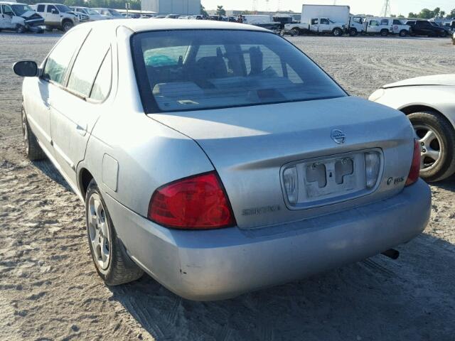 3N1CB51D04L879307 - 2004 NISSAN SENTRA 1.8 SILVER photo 3