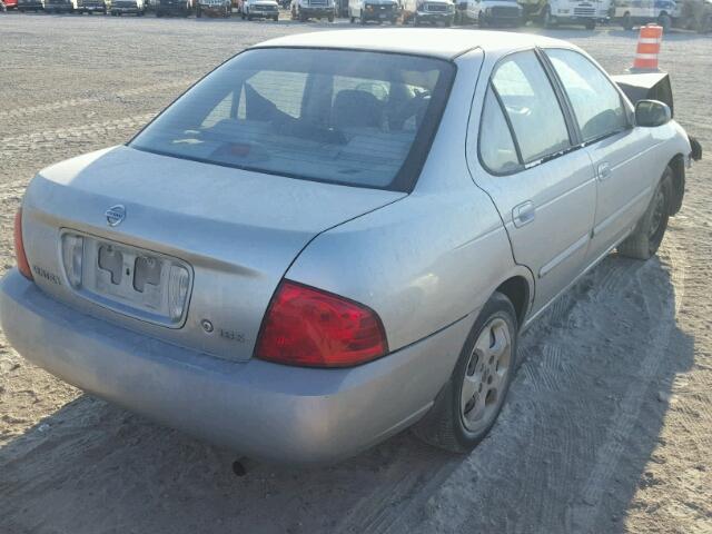 3N1CB51D04L879307 - 2004 NISSAN SENTRA 1.8 SILVER photo 4