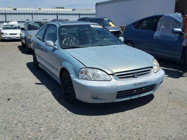 1HGEJ814XYL016124 - 2000 HONDA CIVIC EX 蓝色 照片 1