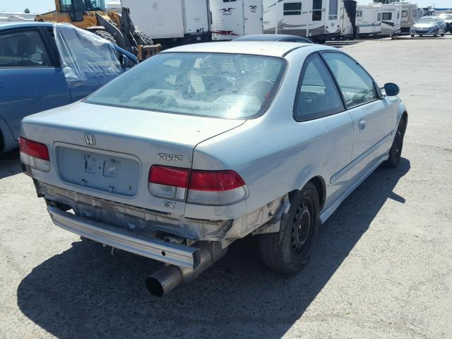 1HGEJ814XYL016124 - 2000 HONDA CIVIC EX 蓝色 照片 4