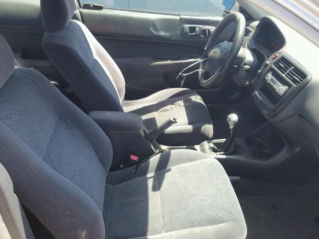 1HGEJ814XYL016124 - 2000 HONDA CIVIC EX 蓝色 照片 5