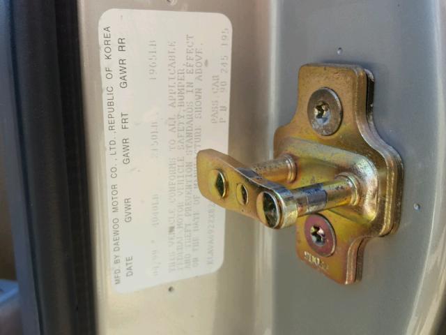 KLAVA6922XB202774 - 1999 DAEWOO LEGANZA CD GREEN photo 10