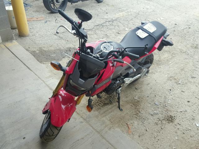 MLHJC6119H5207486 - 2017 HONDA GROM 125 RED photo 2