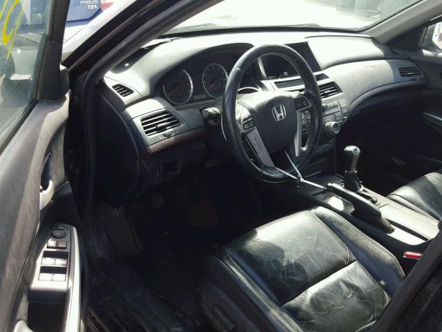 1HGCP25878A068063 - 2008 HONDA ACCORD EXL BLACK photo 9