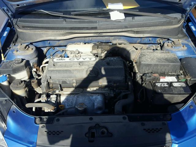 KNADE223796533668 - 2009 KIA RIO BASE BLUE photo 7