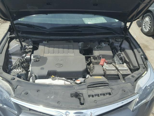 4T1BK1EB1GU196967 - 2016 TOYOTA AVALON XLE GRAY photo 7