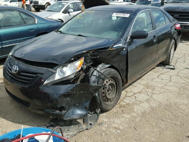 4T1BE46KX8U229831 - 2008 TOYOTA CAMRY BLACK photo 2