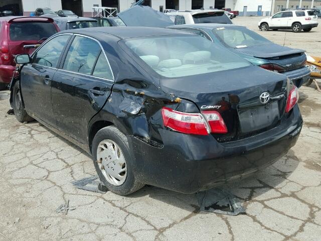 4T1BE46KX8U229831 - 2008 TOYOTA CAMRY BLACK photo 3