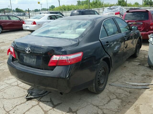 4T1BE46KX8U229831 - 2008 TOYOTA CAMRY BLACK photo 4