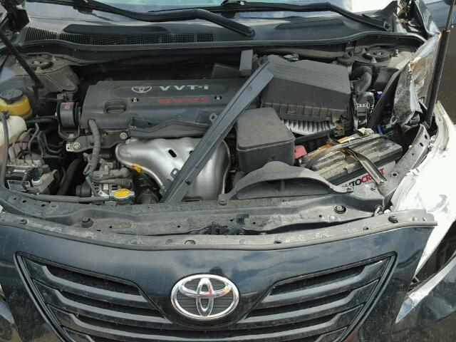 4T1BE46KX8U229831 - 2008 TOYOTA CAMRY BLACK photo 7