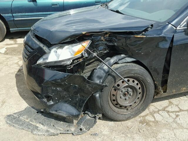 4T1BE46KX8U229831 - 2008 TOYOTA CAMRY BLACK photo 9