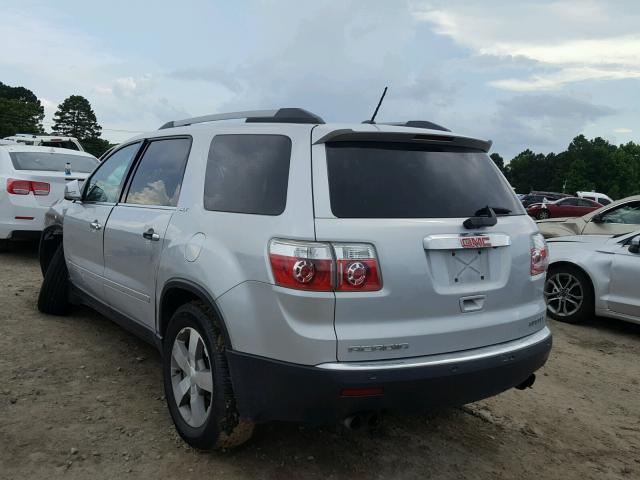 1GKKRRED7CJ424664 - 2012 GMC ACADIA SLT 银色 照片 3