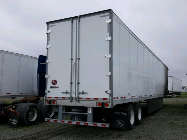 1GRAP0626KT121292 - 2019 GREAT DANE TRAILER DRY 53FT WHITE photo 4