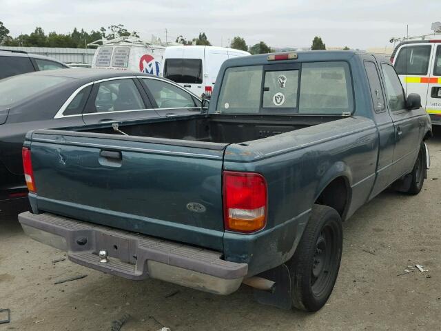 1FTCR14X3TPB17017 - 1996 FORD RANGER GREEN photo 4