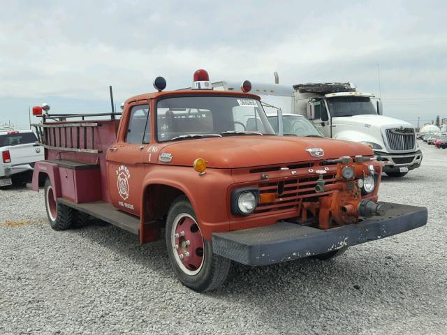 F60BK411258 - 1963 FORD F600 RED photo 1