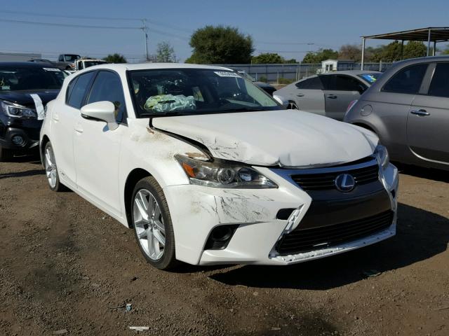 JTHKD5BH0H2289277 - 2017 LEXUS CT 200 WHITE photo 1