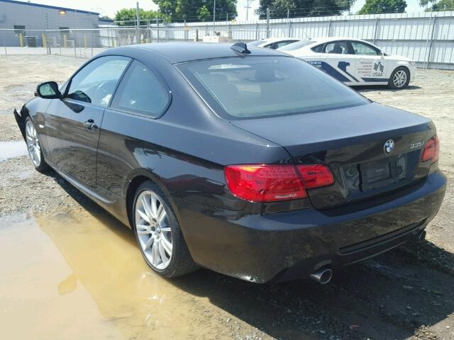 WBAKG7C55CE802374 - 2012 BMW 335I BLACK photo 3