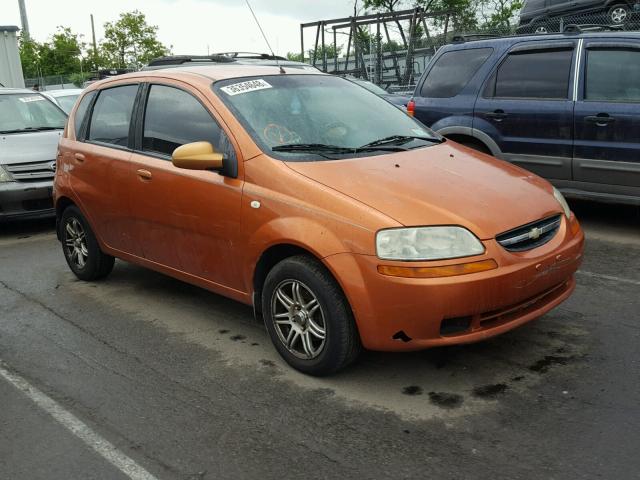 KL1TD66656B512020 - 2006 CHEVROLET AVEO BASE Қызғылт сары фото 1