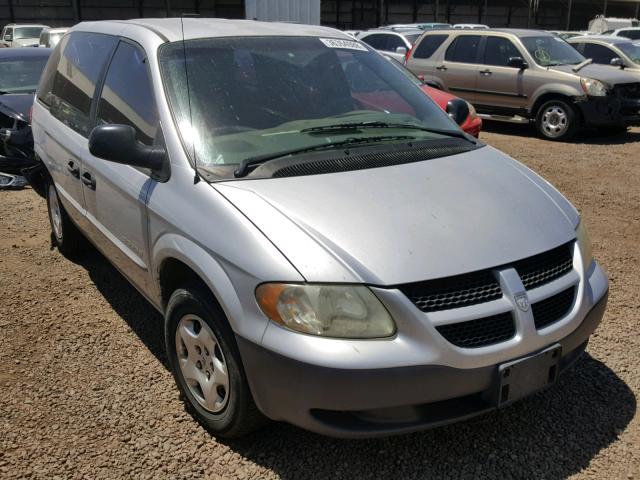 1B4GP25B41B246441 - 2001 DODGE CARAVAN SE SILVER photo 1