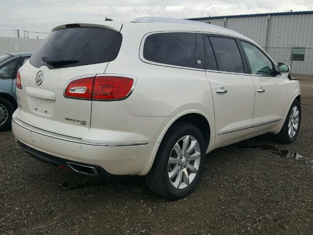 5GAKVCKD8EJ326725 - 2014 BUICK ENCLAVE WHITE photo 4