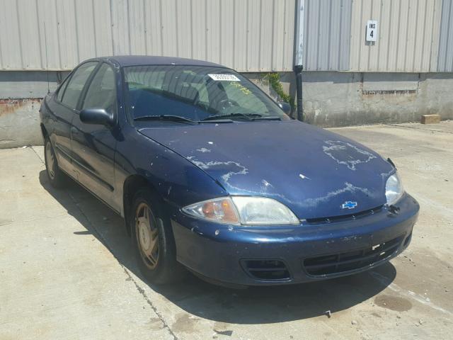 1G1JC524427137180 - 2002 CHEVROLET CAVALIER B BLUE photo 1