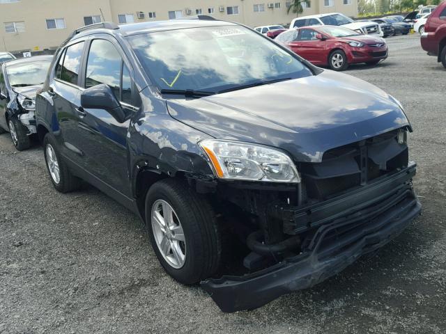 3GNCJLSB2GL257286 - 2016 CHEVROLET TRAX 1LT GRAY photo 1