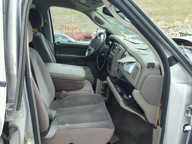 3D7KU28C23G808203 - 2003 DODGE RAM 2500 S SILVER photo 5