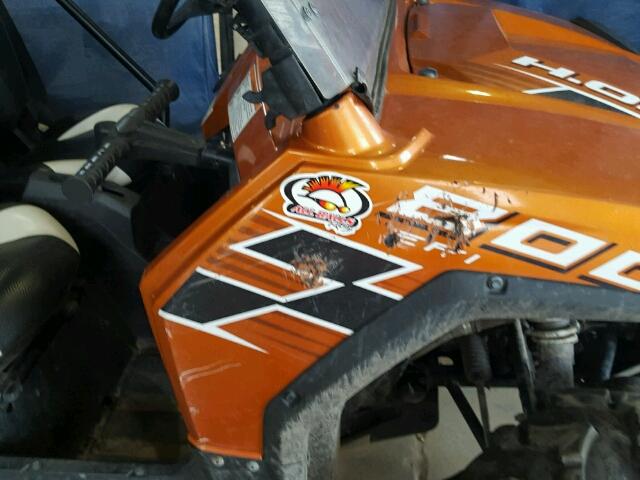 4XAVH76A9DB145028 - 2013 POLARIS RZR 800 ORANGE photo 9