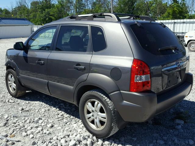 KM8JN12D08U733905 - 2008 HYUNDAI TUCSON SE GRAY photo 3