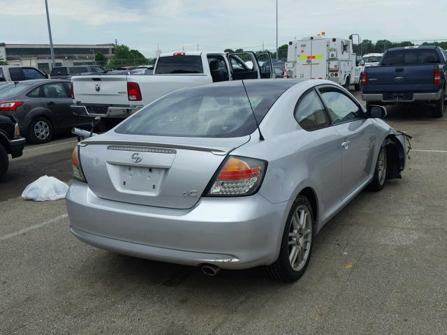 JTKDE167680257326 - 2008 TOYOTA SCION TC 银色 照片 4