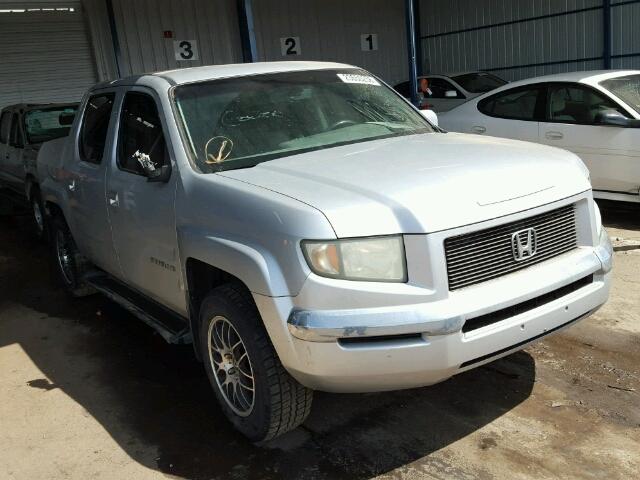 2HJYK16596H554904 - 2006 HONDA RIDGELINE SILVER photo 1