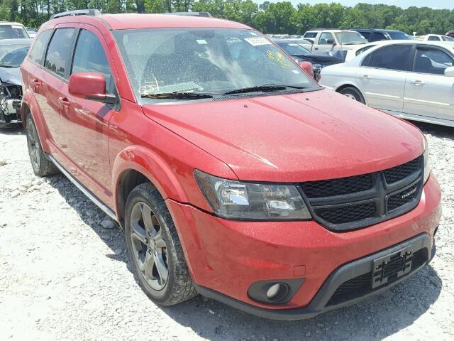 3C4PDCGG0FT583317 - 2015 DODGE JOURNEY CR RED photo 1