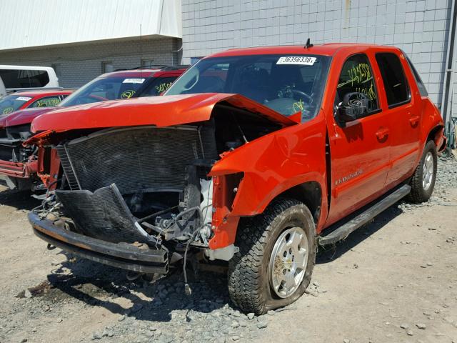 3GNFK22059G191895 - 2009 CHEVROLET AVALANCHE ORANGE photo 2