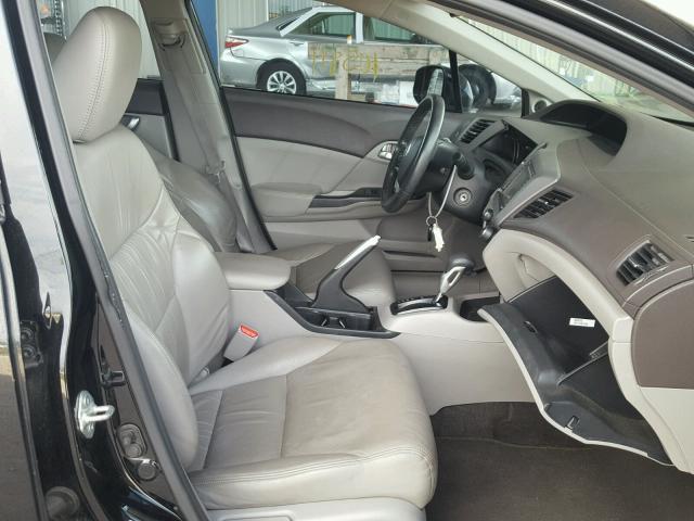 19XFB2F93CE332970 - 2012 HONDA CIVIC EXL შავი ფოტო 5