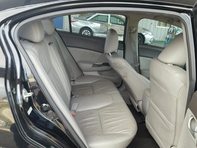 19XFB2F93CE332970 - 2012 HONDA CIVIC EXL შავი ფოტო 6