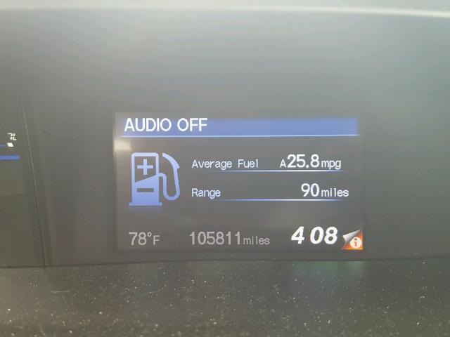 19XFB2F93CE332970 - 2012 HONDA CIVIC EXL შავი ფოტო 8