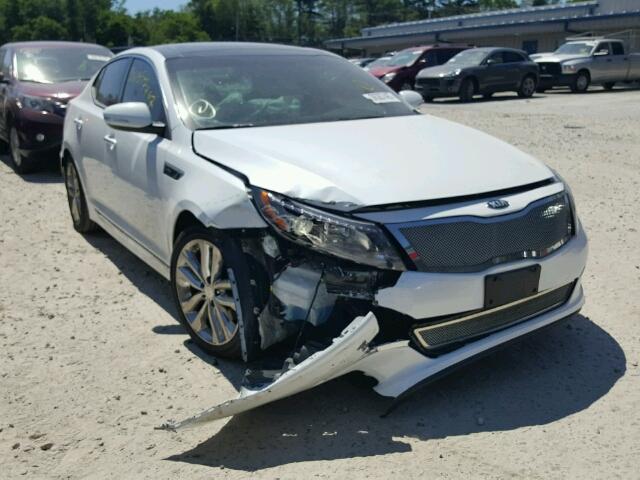 5XXGR4A68FG447942 - 2015 KIA OPTIMA SX WHITE photo 1