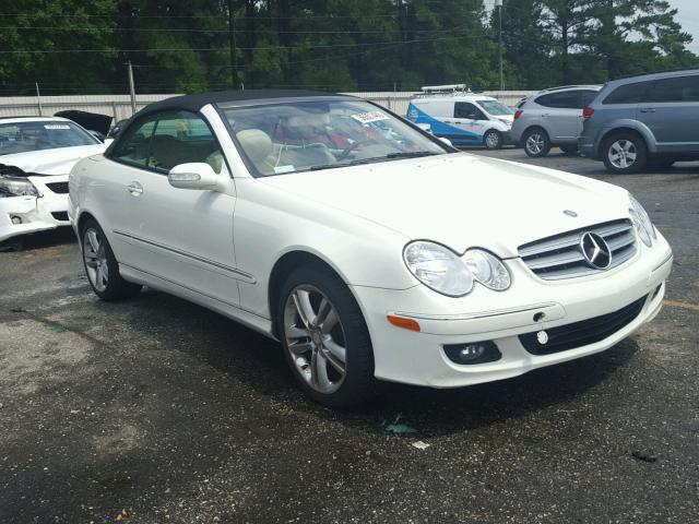 WDBTK56F78T096475 - 2008 MERCEDES-BENZ CLK 350 WHITE photo 1