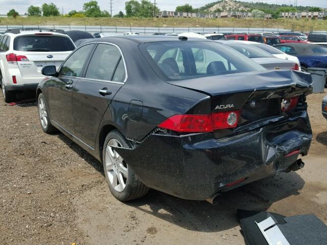 JH4CL96805C025037 - 2005 ACURA TSX BLACK photo 3