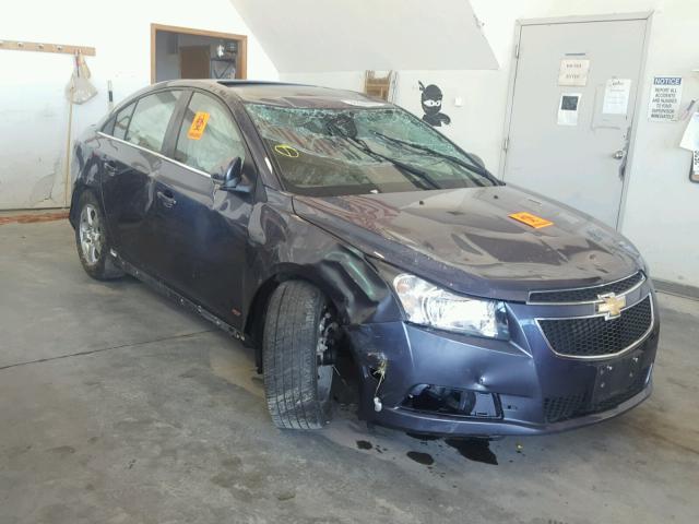 1G1PC5SB5E7376590 - 2014 CHEVROLET CRUZE LT BLUE photo 1