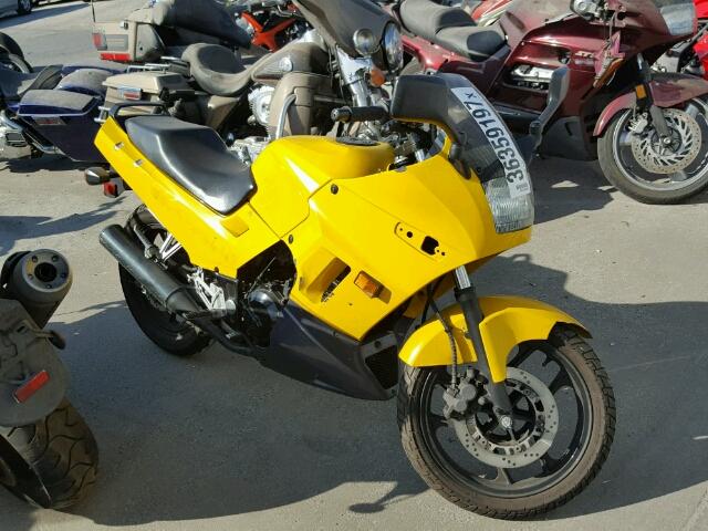 JKAEXMF174DA06141 - 2004 KAWASAKI EX250 F YELLOW photo 1