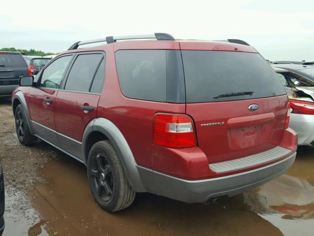 1FMZK01106GA06823 - 2006 FORD FREESTYLE RED photo 3