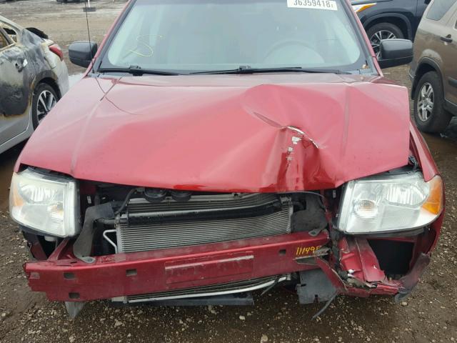 1FMZK01106GA06823 - 2006 FORD FREESTYLE RED photo 7