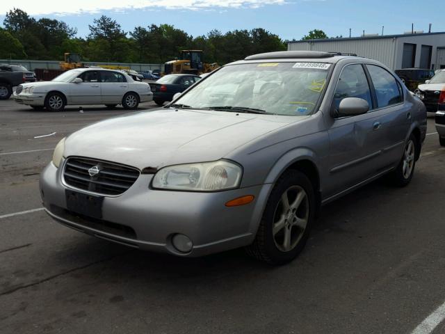 JN1CA31A71T105396 - 2001 NISSAN MAXIMA GXE GRAY photo 2